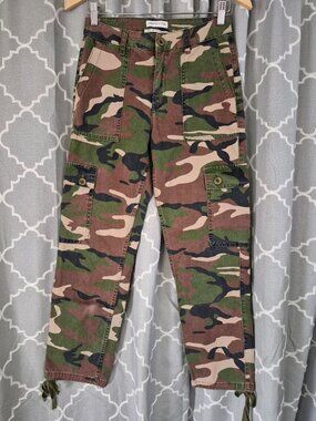 Urban Outfitters 0 Camo Cargo Straight Street Casual Concert Pants